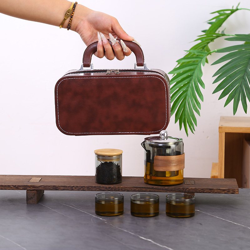 Little Brown Bag Travel Tea Set - Smoky Black