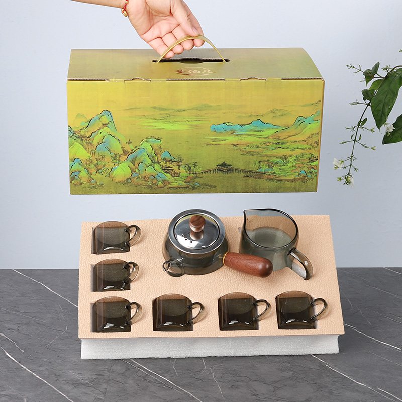 Rivers & Mountains - Mount Tai Tea Set view 3