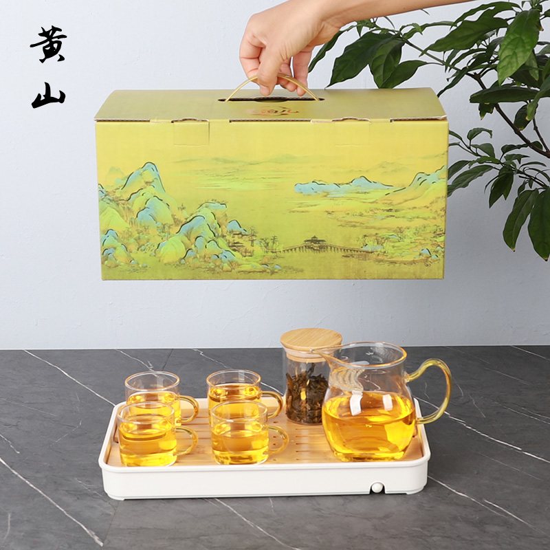 Rivers & Mountains - Mount Huang Crescent Pitcher Set