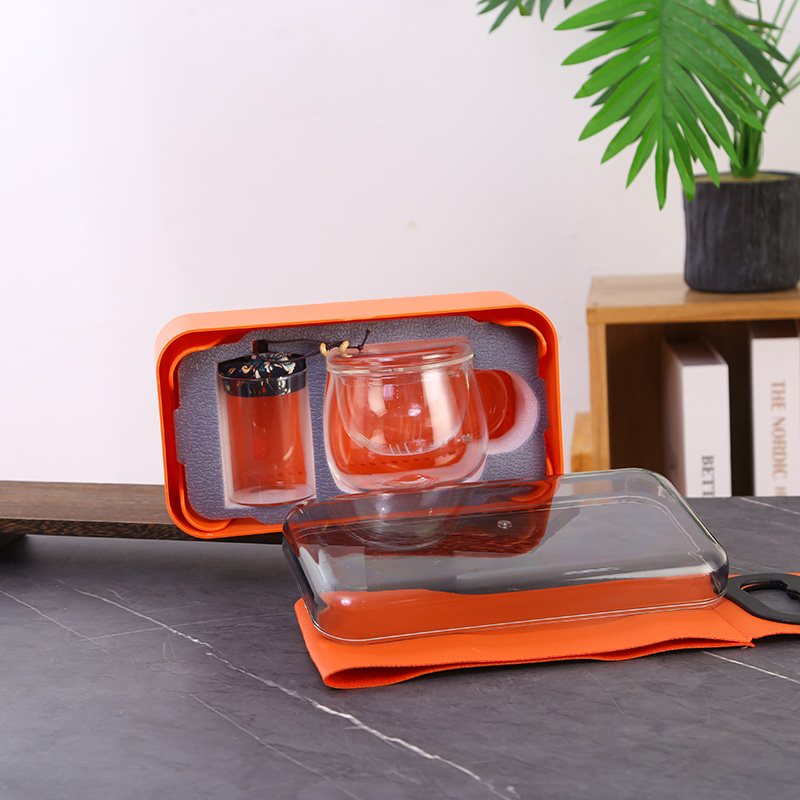 Travel Case Flower-Tea Cup Two-Piece Set view 3