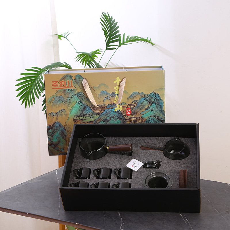 Rivers & Mountains Side-Handle Kyusu Tea Set view 3