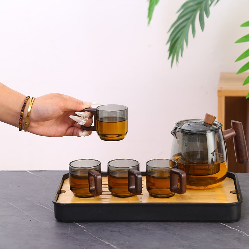 No.2 Leather Case Yanxie Teapot Set view 3