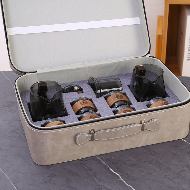 No.3 Leather Case Square Mountain-View Set view 3