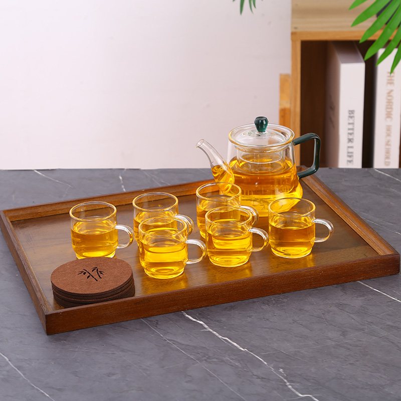 Orange Tea Ceremony Eight-Piece Set