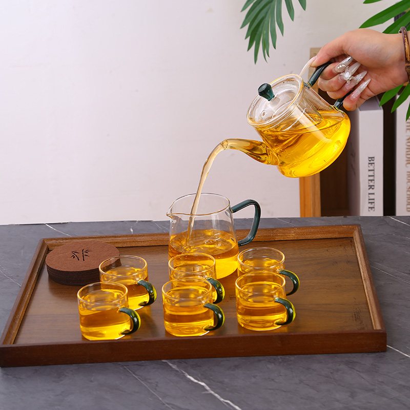 Orange Tea Ceremony Nine-Piece Set