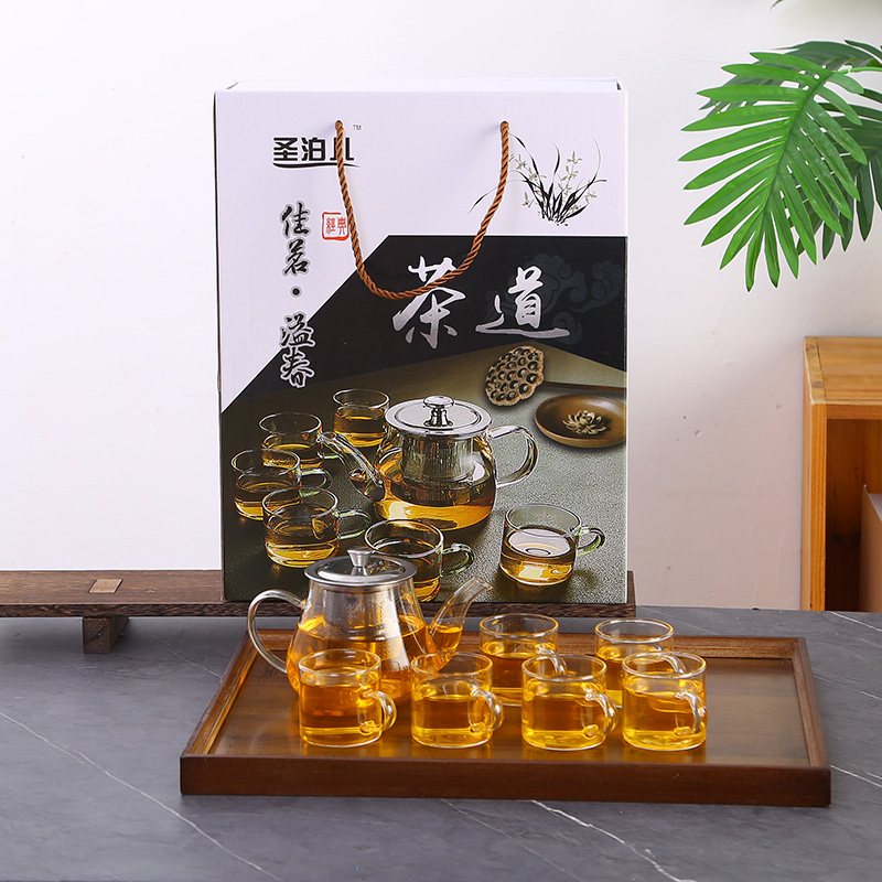 Biuidea Seven-Piece Tea Set - Classic Clear view 2