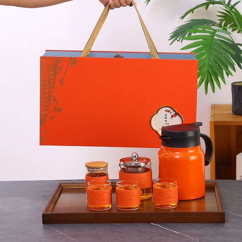 Persimmon Blessing Six-Piece Vacuum Pot Set view 3