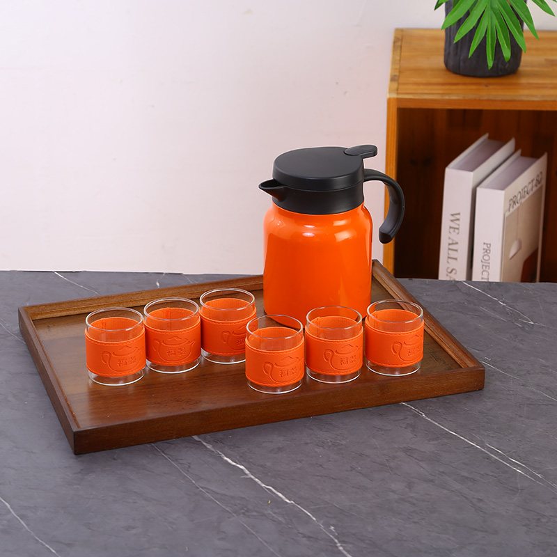 Persimmon Blessing Seven-Piece Vacuum Pot Set