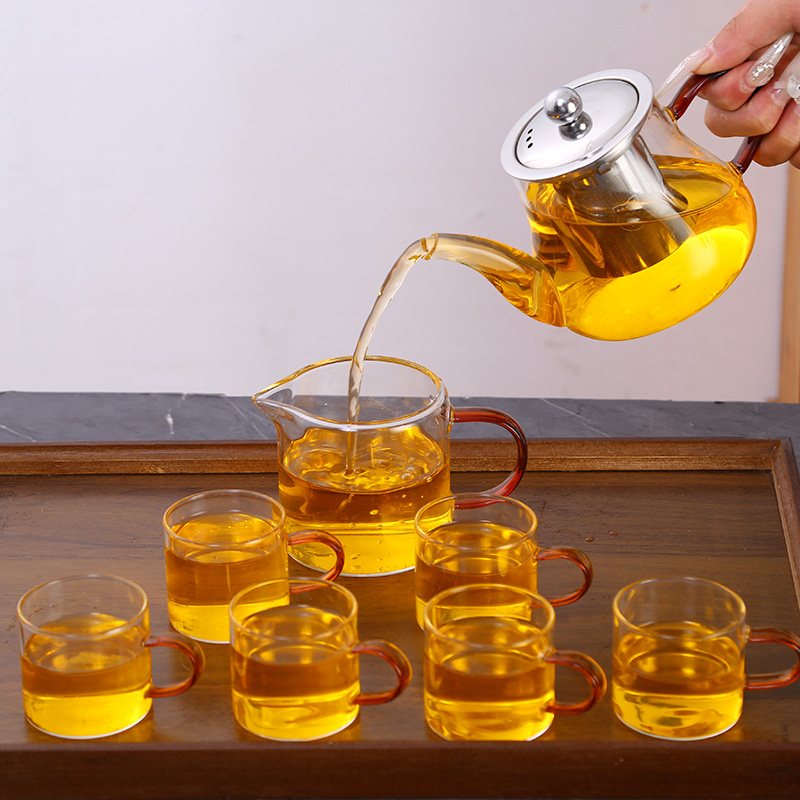 Biuidea Wooden Case Eight-Piece Tea Set