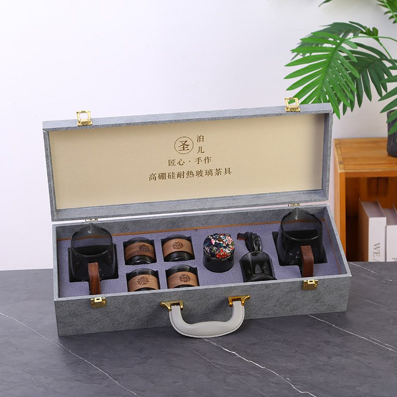 Wooden Case Round Sky Square Earth Mountain Set view 2