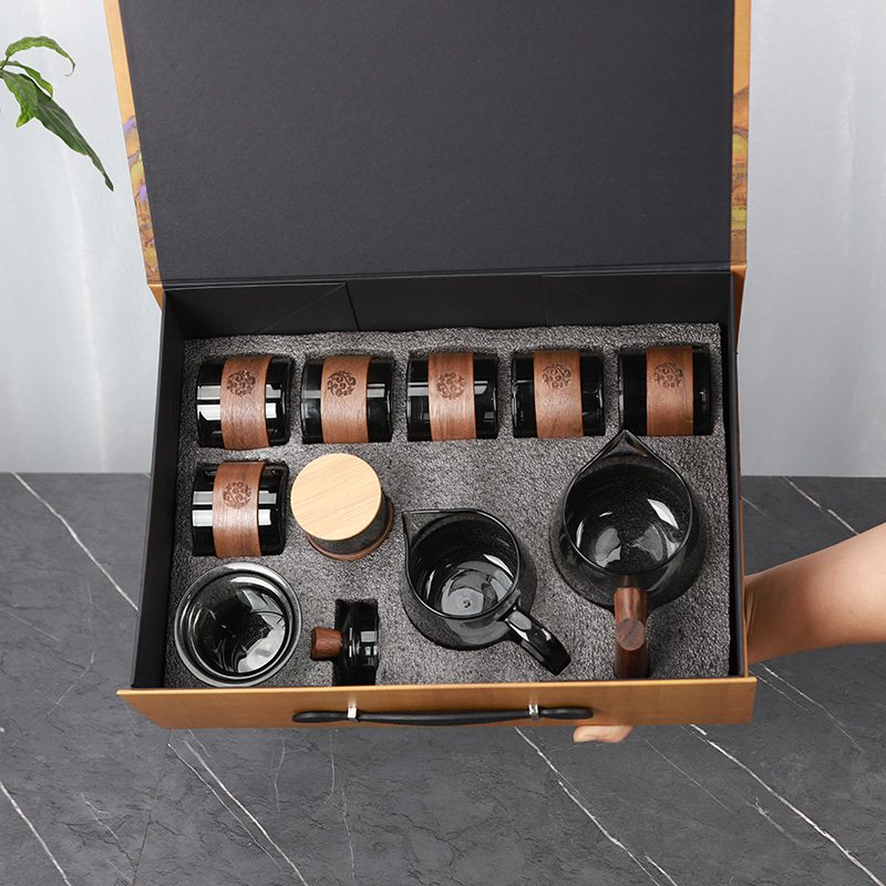 Ten-Thousand-Mile Landscape Yanxie Teapot Set
