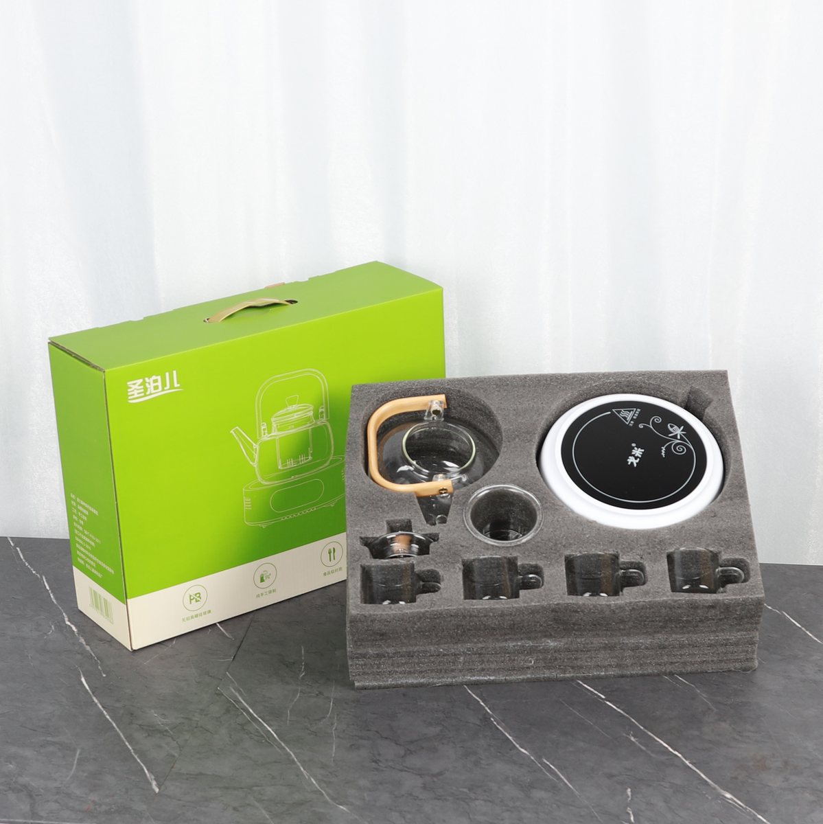 Vitality Forest Electric Tea Maker Set view 2