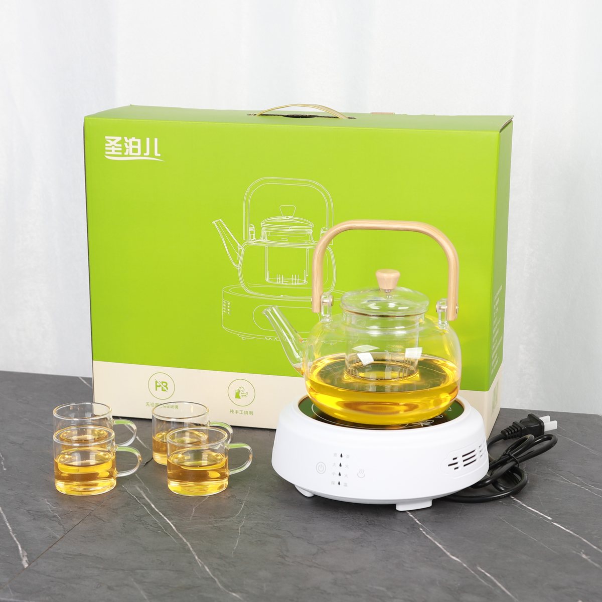 Vitality Forest Electric Tea Maker Set view 3