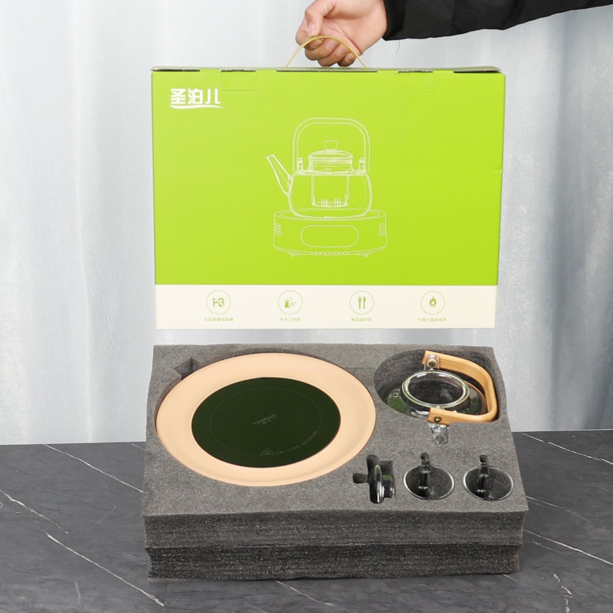Vitality Forest Tabletop Tea-Brewing Stove Set view 2