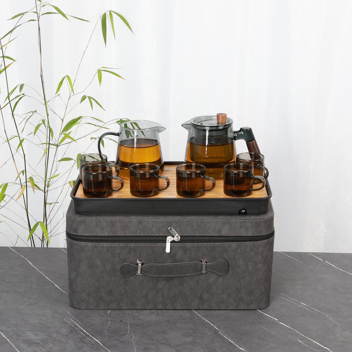 Jingxin Travel Tea Set - Handle Cups