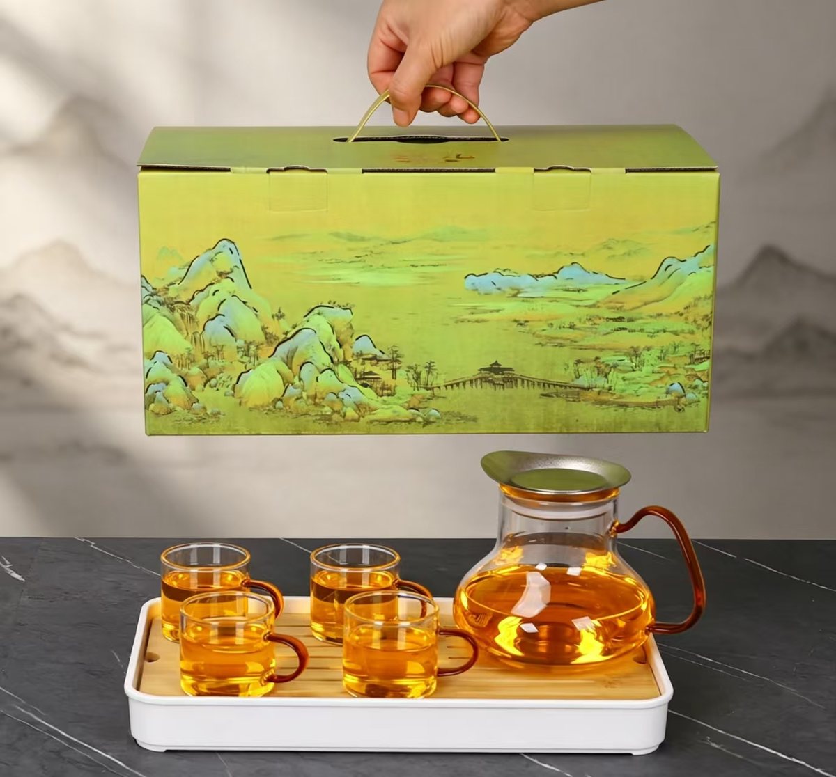 Rivers & Mountains Titanium-Li Teapot Set