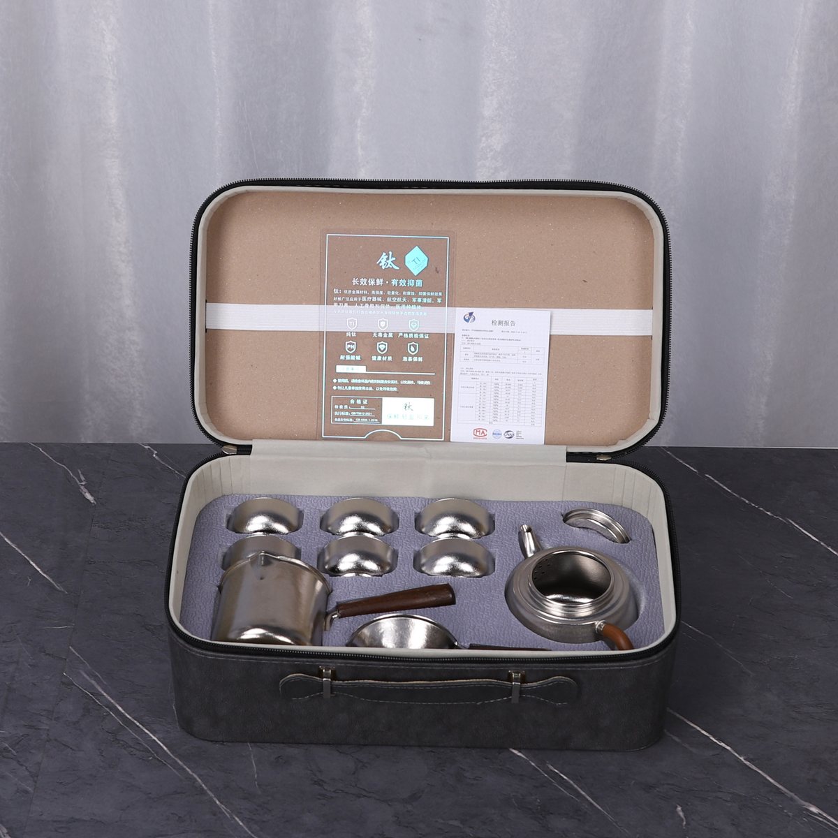 Titanium Gift Ti9 Full Tea Set