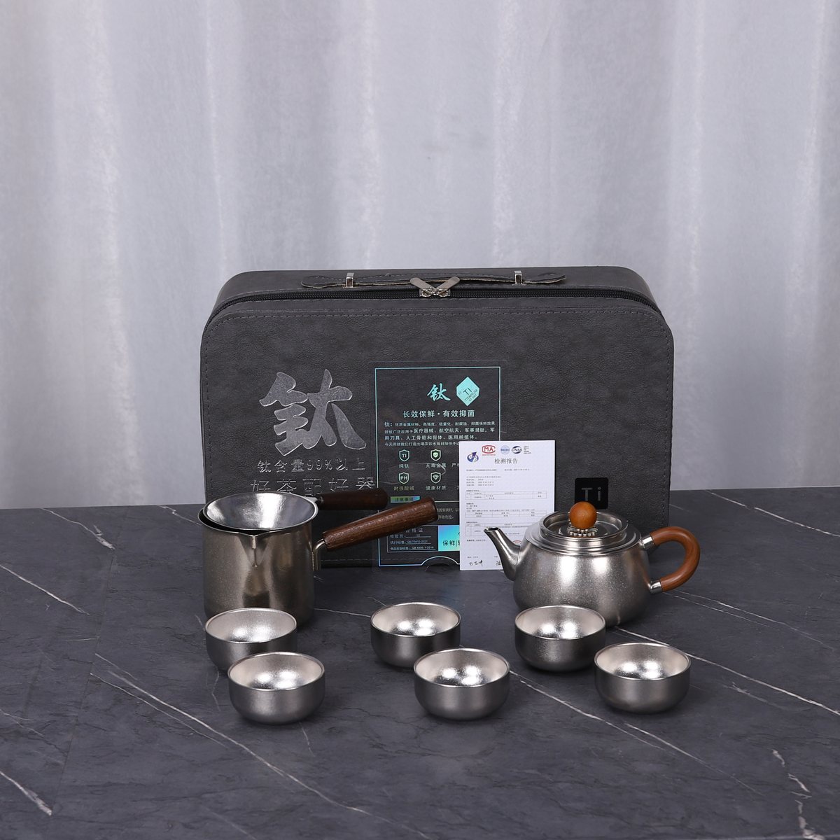 Titanium Gift Ti9 Full Tea Set view 3